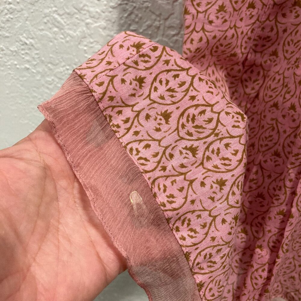 American Eagle Y2K Mini Sweetheart Dress Spaghetti Straps Beaded Pink Size 6 - Picture 8 of 14